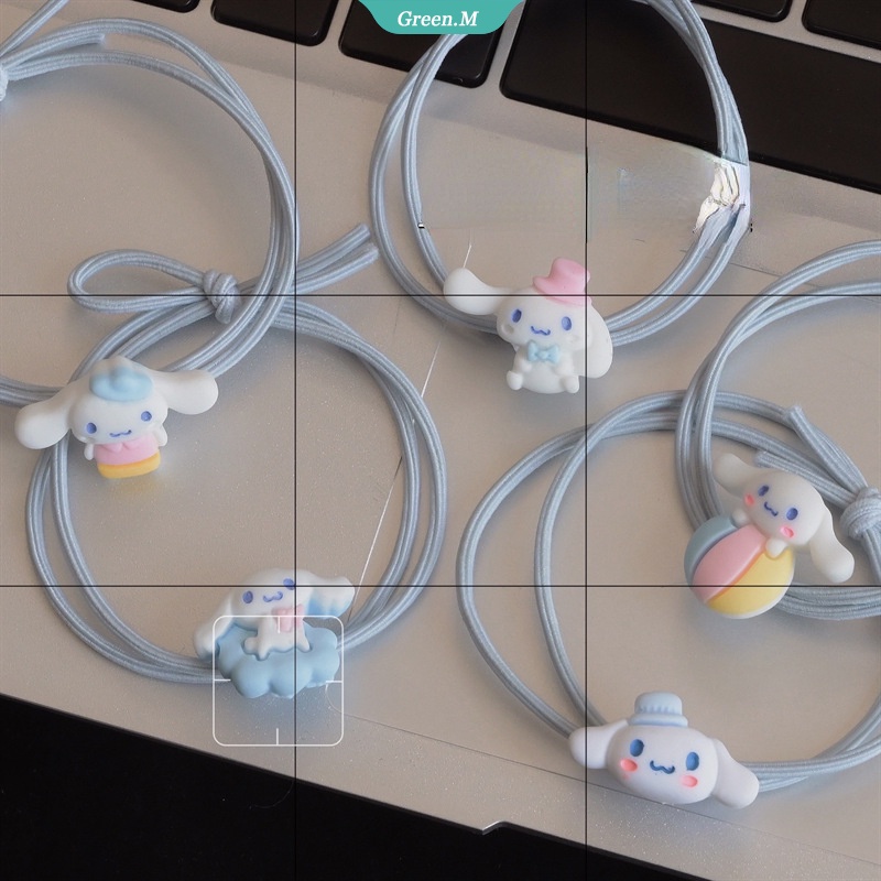 SANRIO Dây Buộc Tóc/ Vòng Tay Hình Búp Bê Cinnamoroll Hoạt Hình Dễ Thương Cho Nữ