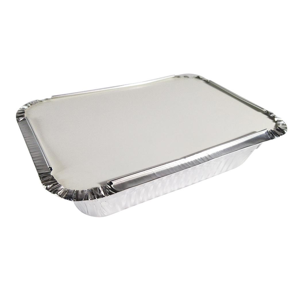 MVP2286 Set 10 khay giấy bạc đựng thực phẩm dùng để chiên nướng hình chữ nhật dùng một lần