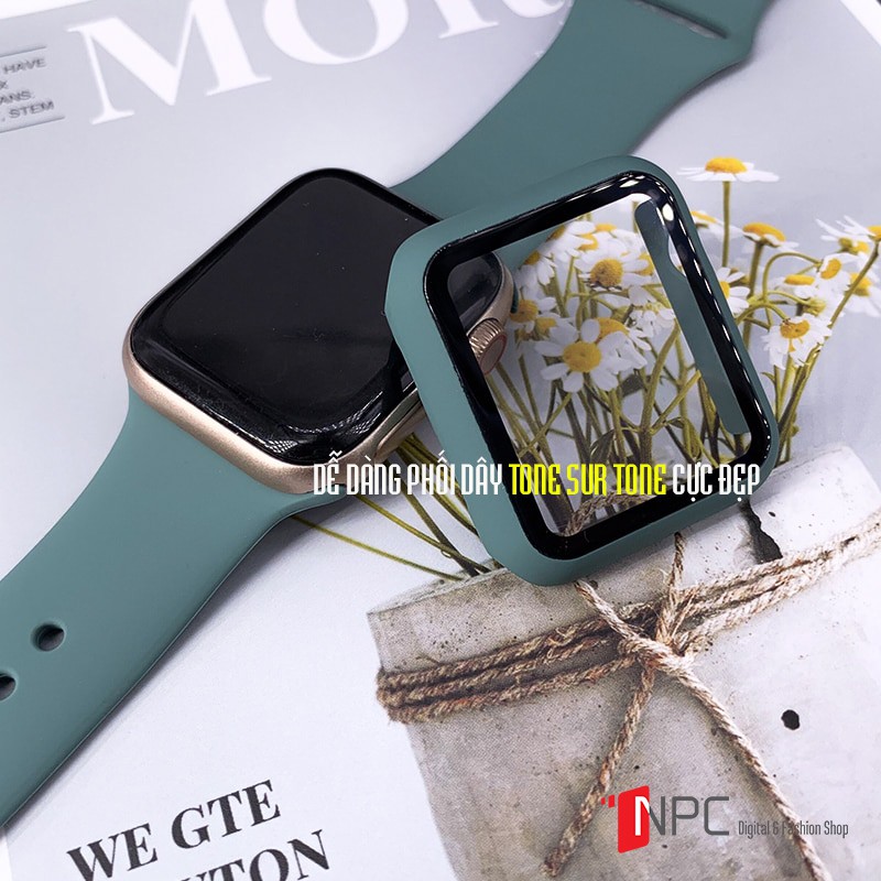 Ốp Bảo Vệ Apple Watch Mặt Kính Cường Lực Dành Cho Series 3/2/1 38mm 42mm Chống Trầy Sước Va Đập Bể Vỡ Màn Hình