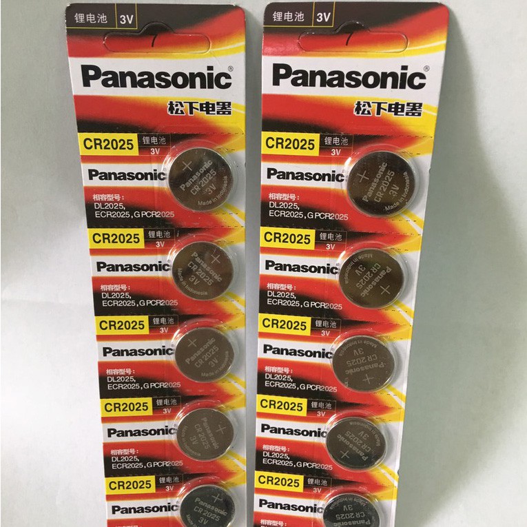 Pin Cúc Áo Panasonic CR2032 - CR2025 - CR2016 - CR1632 - CR1620 - CR1616 - CR1220 - CR2450 3V Lithium