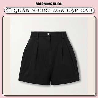 ( HÌNH THẬT) QUẦN SHORTS ĐEN CẠP CAO - MINA SHORTS