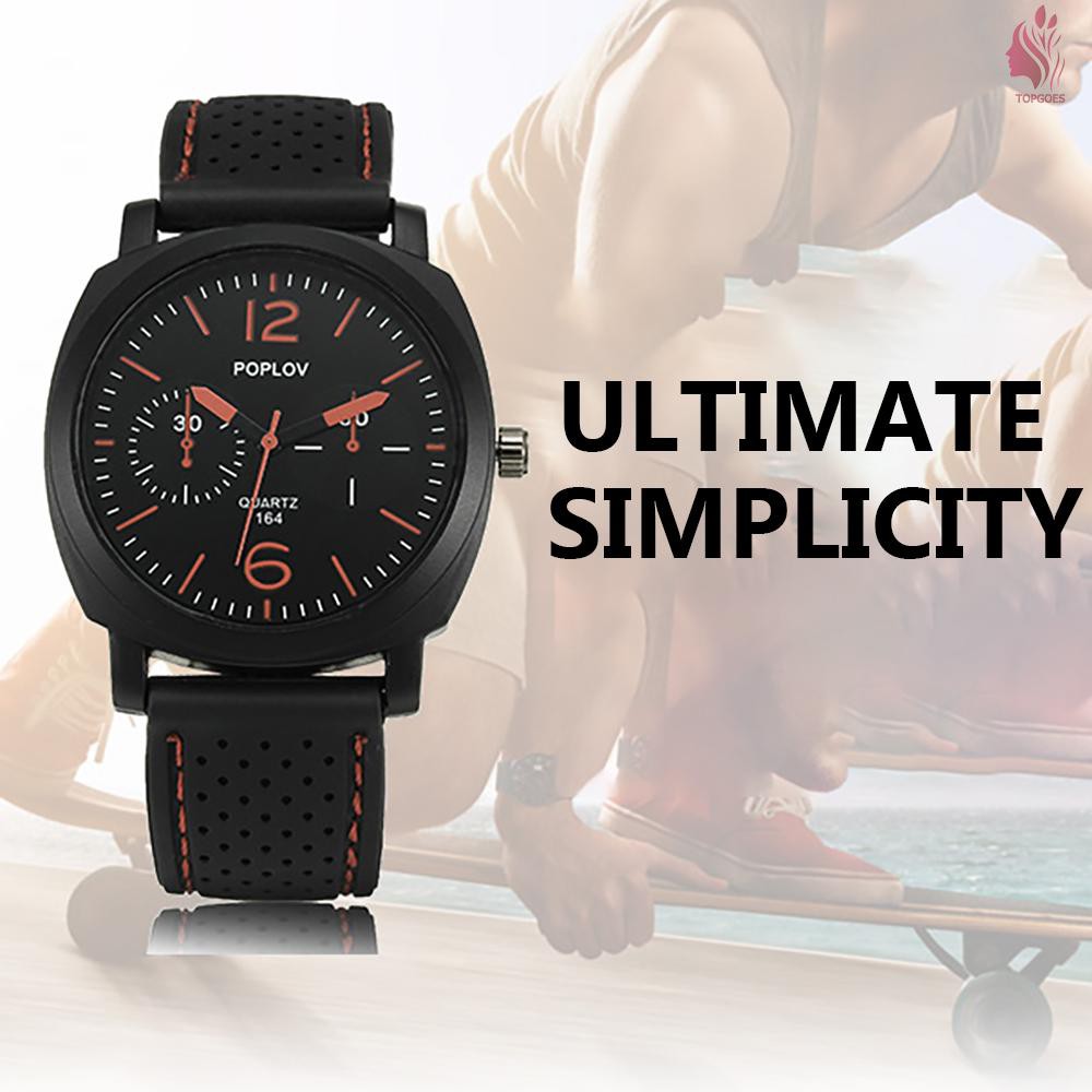 Đồng Hồ Nam Dây Silicon Thể Thao Thời Trang