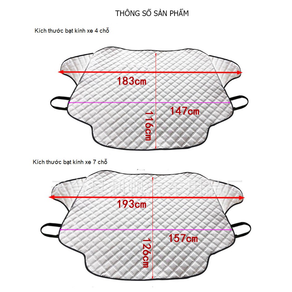 Tấm Che Kính Lái Ô Tô Xe Hơi 4 Lớp Tráng Bạc Cao CấpLOẠI TỐT - DÀY 4 LỚP