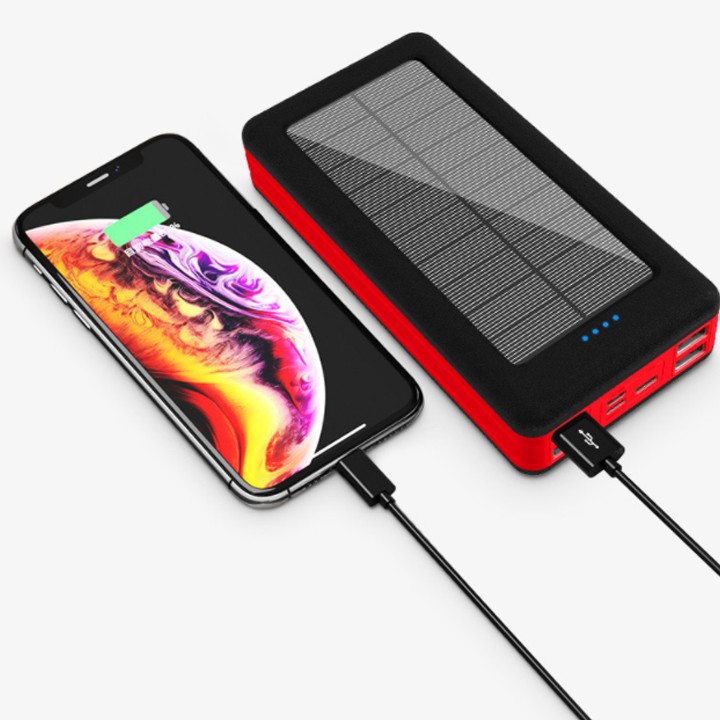 Pin Sạc Dự Phòng Năng Lượng Mặt Trời 40000mAh-Power Bank