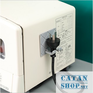 Móc dán tường kẹp giữ đầu dây điện gấp gọn, treo vật dụng nhà bếp, phòng tắm siêu gọn gang,tiện lợi GD317-TreoDDien-Mau