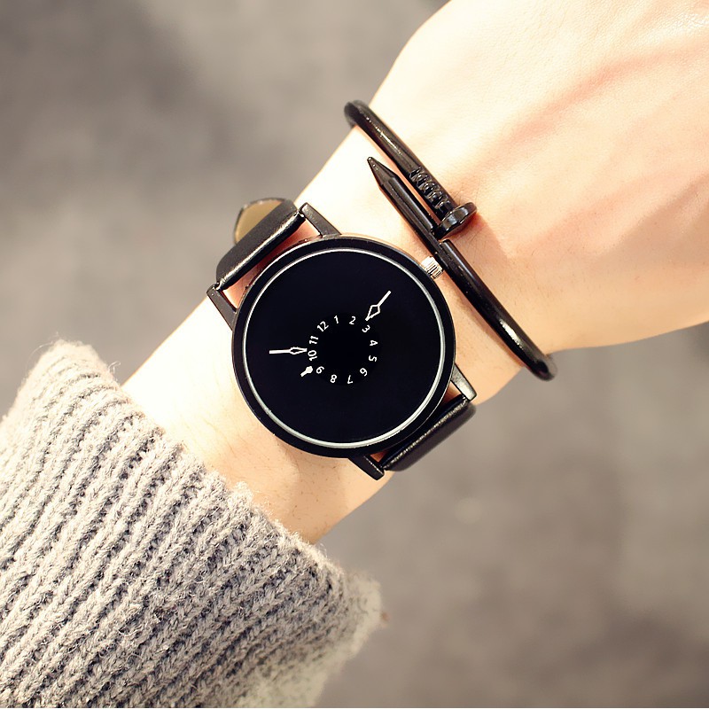 (Giá sỉ) Đồng hồ thời trang nam nữ kim ngược Witan W09