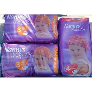 Bỉm/Tã dán Nannys Mini ( S ) (2kg-5kg) 50 chiếc/ 01 gói