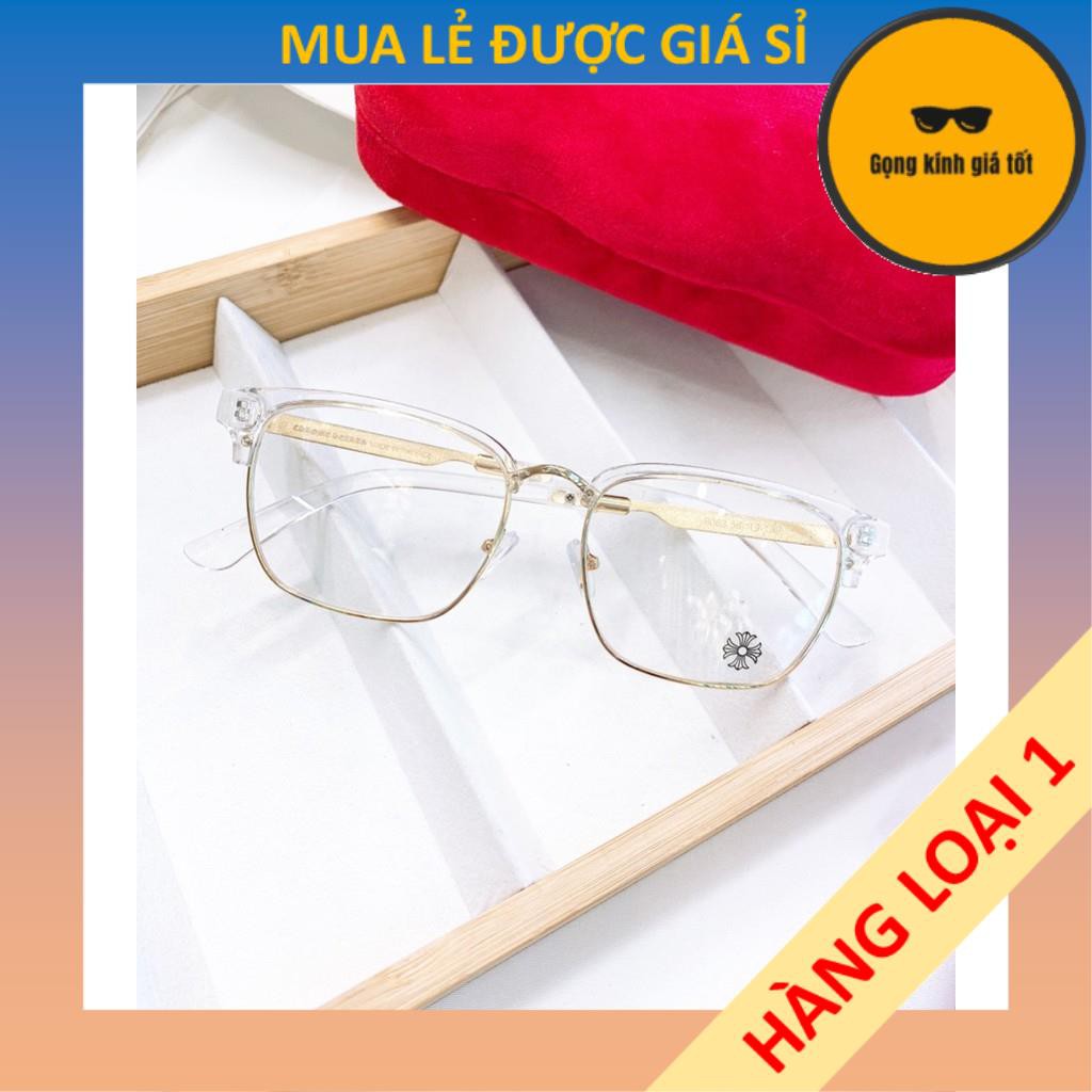 Gọng kính cận vuông A1003 phù hợp cả nam và nữ form mặt vuông, dài, góc cạnh kèm sẳn tròng 0 độ chống ánh sáng xanh