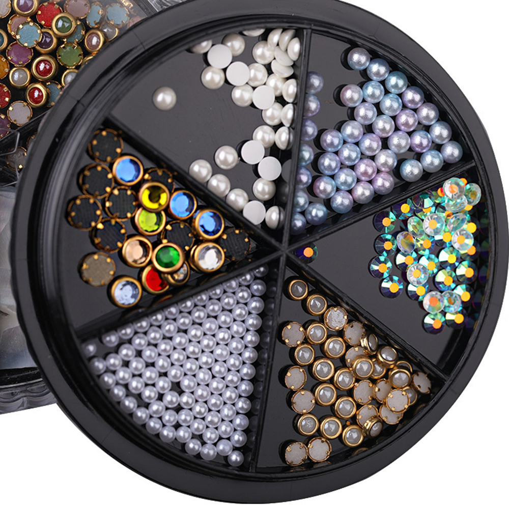 [Hàng mới về] Hộp hạt phụ kiện 3D trang trí móng tay