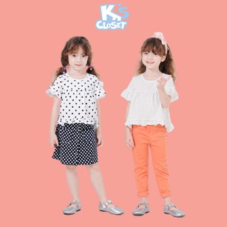Áo Phông Cộc Tay Bé Gái (1-6 Tuổi) K's Closet B024TES / B002TES HD