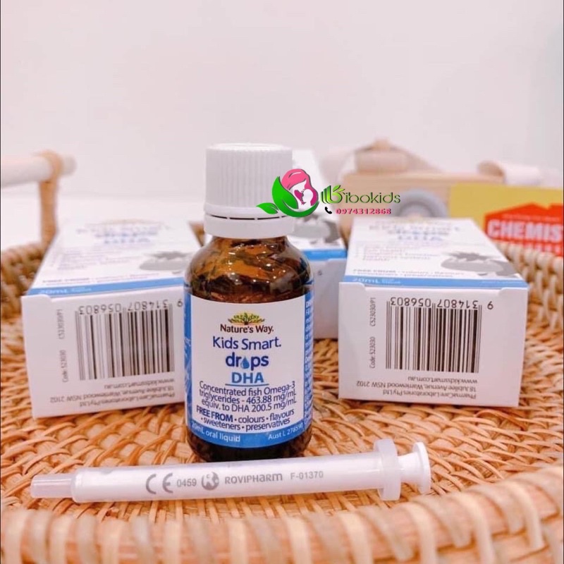 Dha Dạng Nhỏ Giọt Cho Bé Từ 1 Tháng Tuổi Dha D.rop N.ature's W.ay