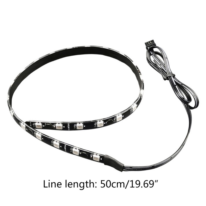Dây đèn LED 1.3ft cho máy tính 40cm từ tính RGB ARGB