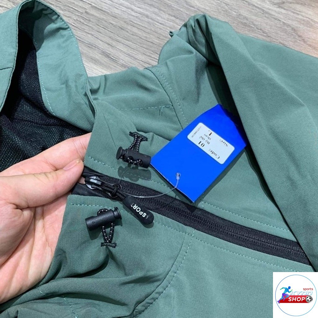 Bộ gió KS003 thể thao nam được thiết kế hai lớp phom 50-75kg kynn shop | BigBuy360 - bigbuy360.vn