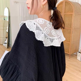 Cổ áo sơ mi rời phối ren