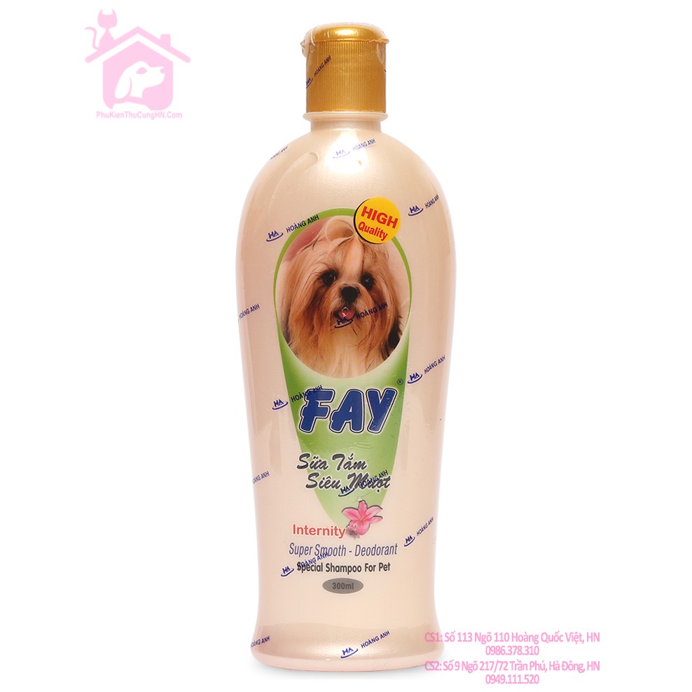 Sữa tắm cho chó Fay 5 Sao 300ml - Phụ kiện thú cưng Hà Nội