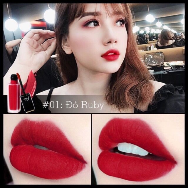 [Hàng Chính Hãng] Son Kem Lì Pilar Màu Đỏ Ruby
