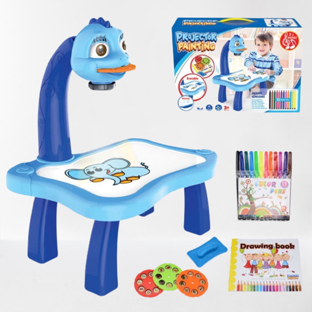 Bàn vẽ có đèn chiếu sáng thông minh tạo niềm vui cho bé ham học vẽ phát triển não bộ tự nhiên