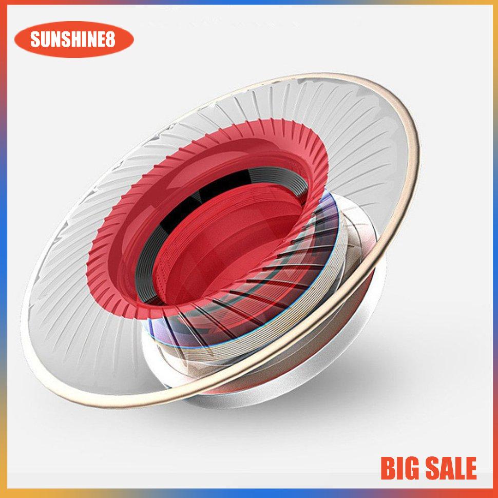 【SUN】In-ear Earphones Heavy Bass Nylon Cable Sturdy Earphones With Microphone