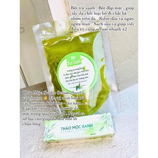 serum thảo mộc xanh & bột trà xanh