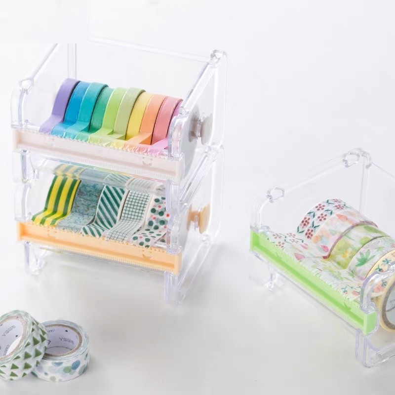 Hộp cắt băng dính washi tape bản to/nhỏ