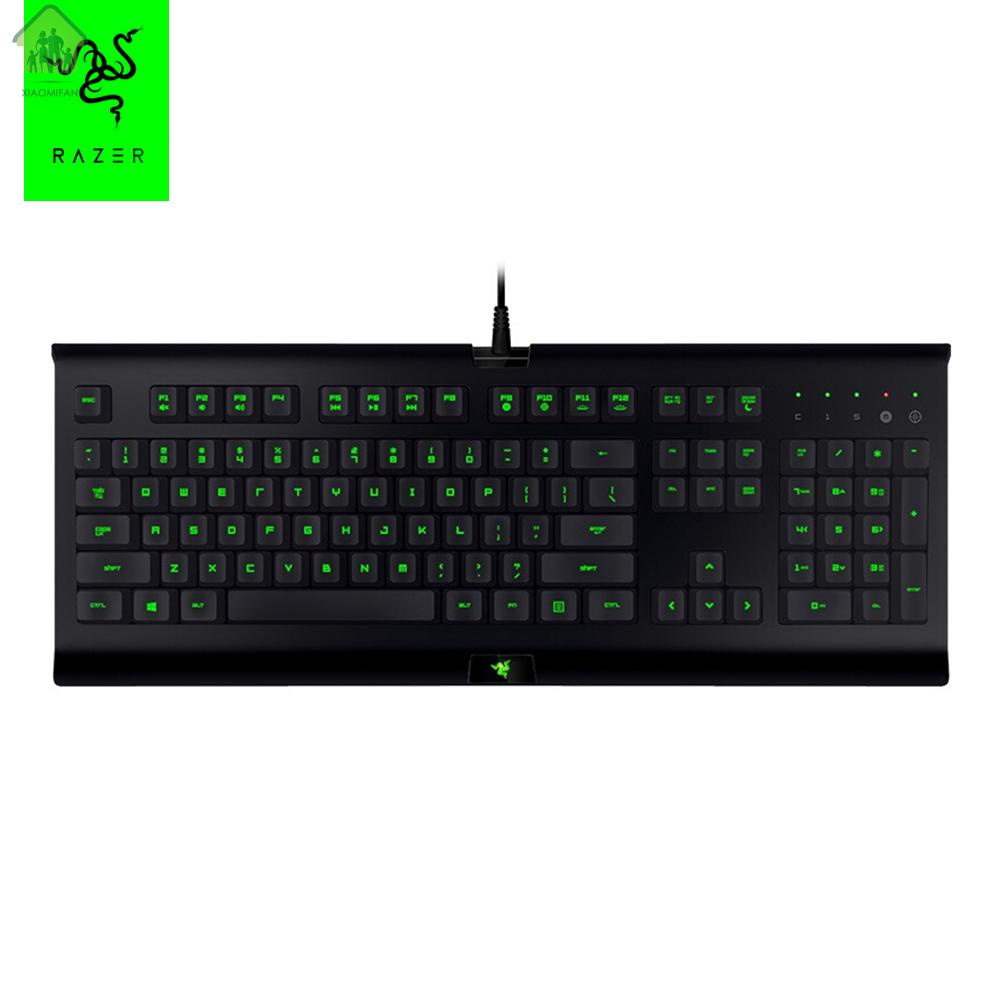 xm Razer Cynosa Chroma Pro Wired Gaming Keyboard with Three-color Backlit/Membrane Keyboard/Individually Backlit Keys/Spill-Resistant/Fully Programmable 104 Keys Compatible for Windows/Mac