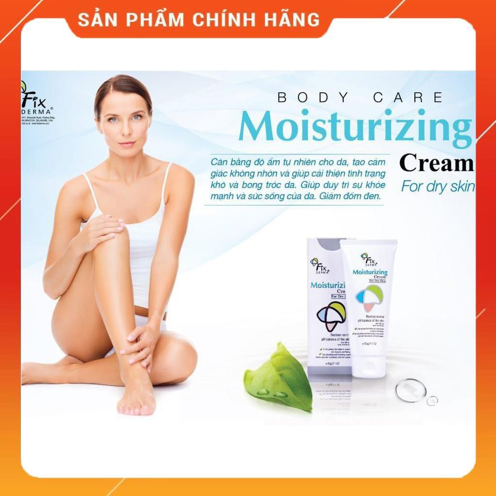 Fixderma Kem Giữ Ẩm Cho Da Khô Bong Tróc Moisturizing Cream 60g