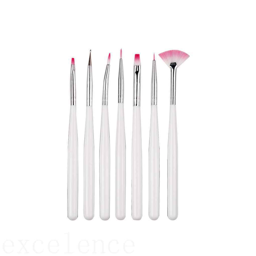 Bộ 7 cây cọ vẽ trang trí họa tiết móng tay gel UV
