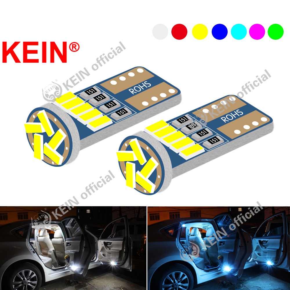 Đèn LED T10 168 194 W5W 12V T10 4014 15SMD Chuyên Dụng Cho Xe Hơi