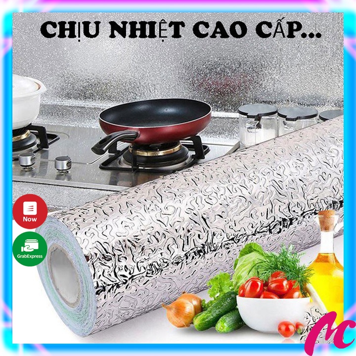 Cuộn Giấy Dán Bếp Tráng Nhôm Chịu Nhiệt Cao Cấp_MC462