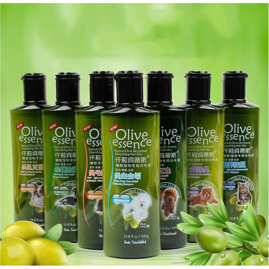 sữa tắm cho thú cưng olive - sữa tắm cho chó mèo