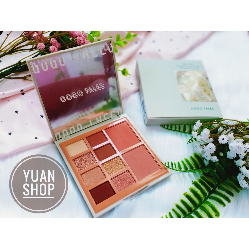 [Hàng mới về | Hoàn xu] Bảng Phấn Mắt Má GOGOTALES Ngọt ngào Quyến Rũ