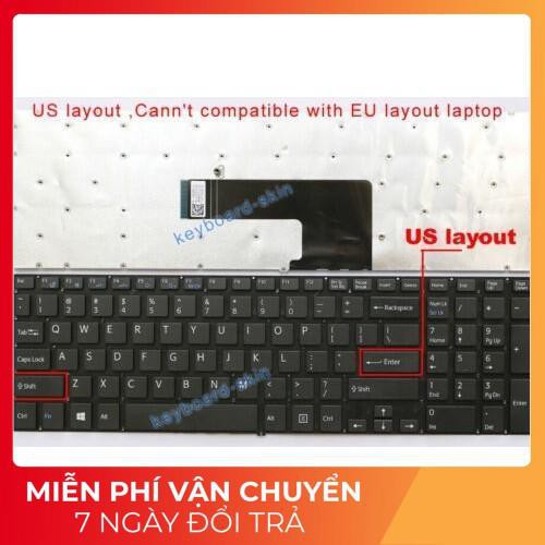 ⚡Bàn phím laptop Sony SVF152C29W SVF1521DSGB SVF1521DSGW