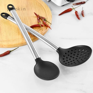 Bộ dụng cụ nhà bếp 9 món bằng thép không gỉ và silicone kèm hộp đựng