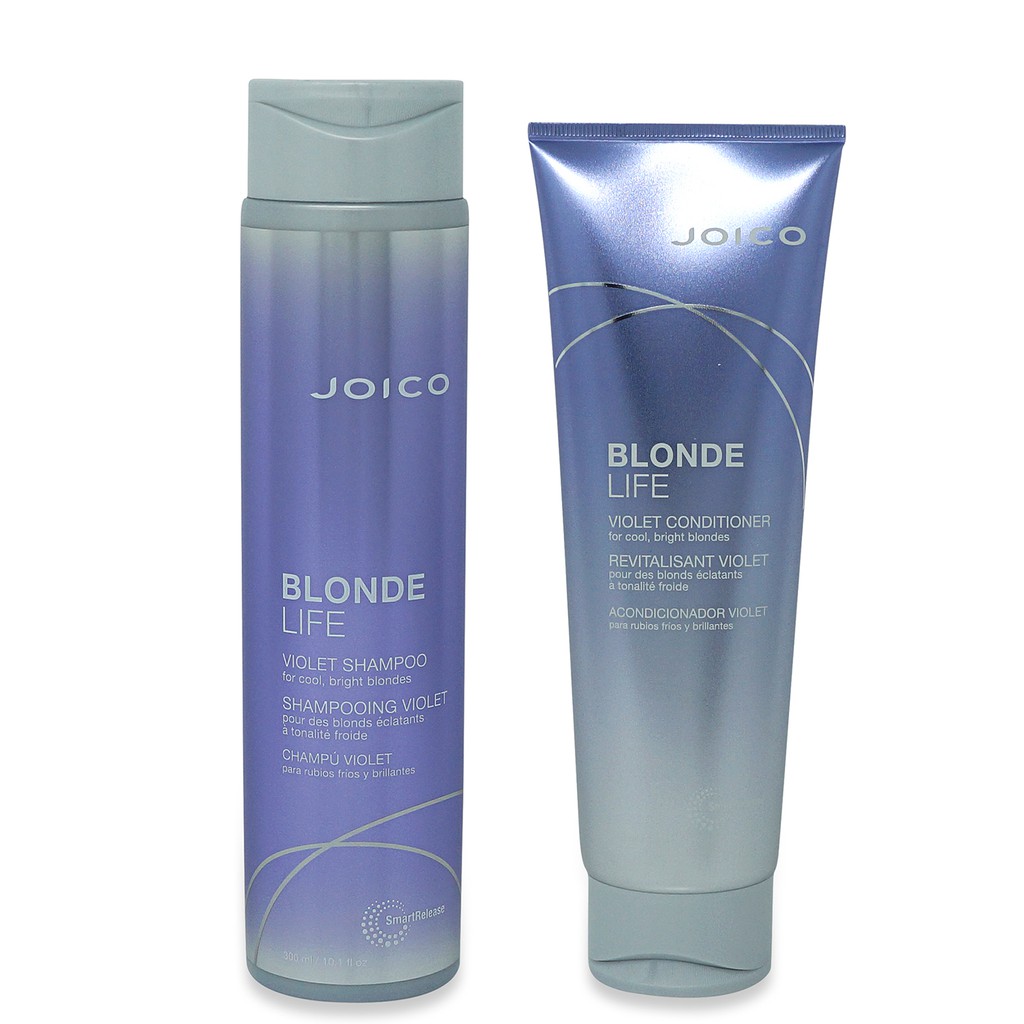 Dầu gội xả tím khử sắc tố vàng Blonde Life Violet Joico 300ml/250ml