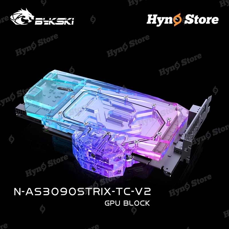 Block tản nhiệt nước VGA Bykski 2 mặt VRAM Asus Strix N-AS3090STRIX-TC-V2 Tản nhiệt nước custom - Hyno Store