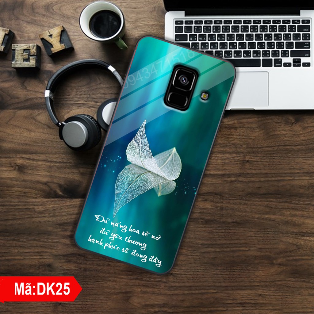 ỐP lưng kính 3D SAMSUNG A8, SAMSUNG A8PLUS , ỐP điện thoại thế hệ mới siêu sang BAPSHOPPE