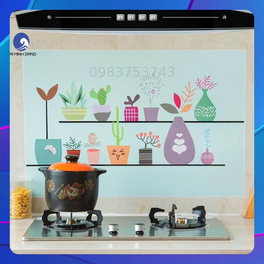 Giấy Dán Bếp Cách Nhiệt 3D Mẫu Mới
