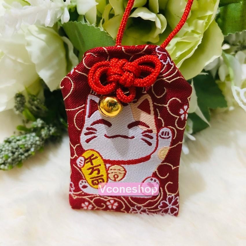 Túi Phước may mắn Omamori Bọc Vỏ Silicon quà tặng xinh xắn nhiều ý nghĩa