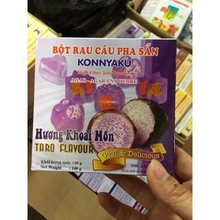 Bột rau câu pha sẵn đủ vị