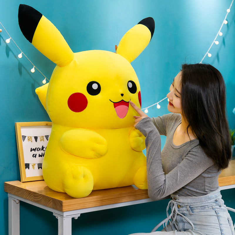 Thú Nhồi Bông Hình Pikachu Đang Ngủ Dễ Thương