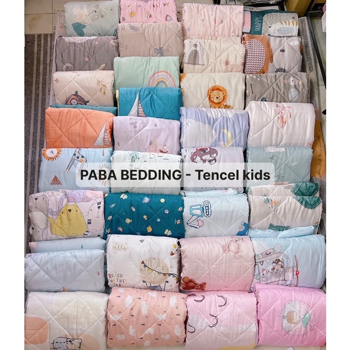 CHĂN MỀN HÈ TENCEL MÁT LẠNH CHO BÉ 1mx1,2m