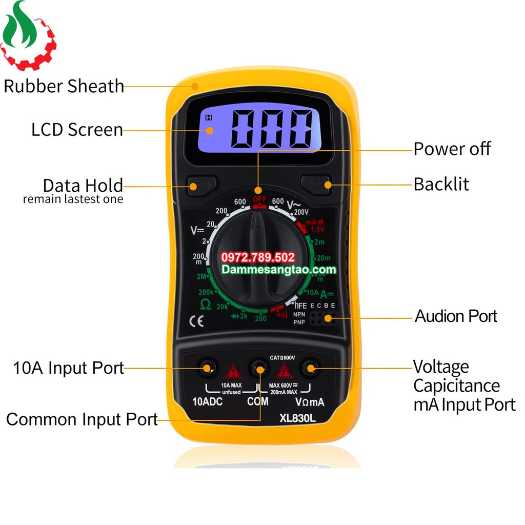 Đồng hồ đo vạn năng XL830L