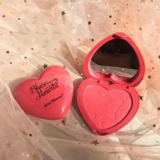 Phấn má trái tim Kiss Beauty blushing, sweet heart hàng chính hãng nội địa | BigBuy360 - bigbuy360.vn