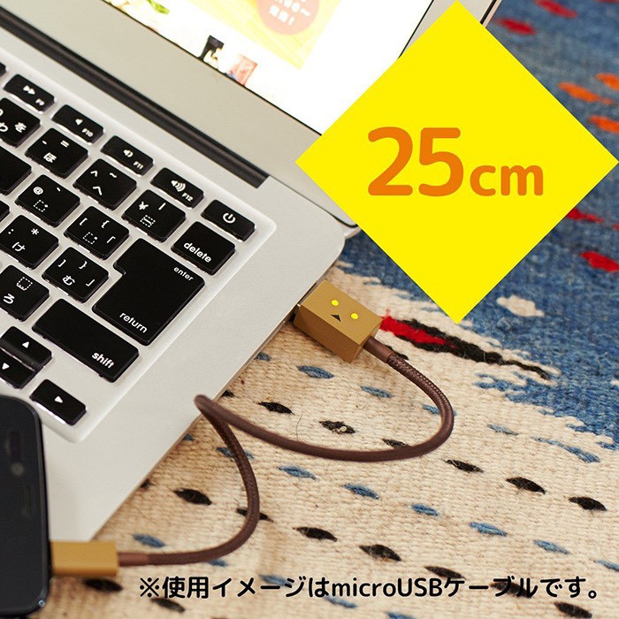 Cáp Sạc Vải Dù Micro USB CHEERO Che-228 25cm - Hàng Chính Hãng