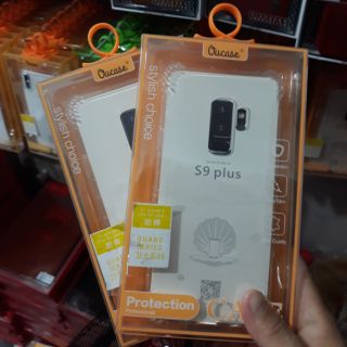Ốp lưng chống sốc 4 góc cho galaxy S9 plus/s9+ chính hãng ou case
