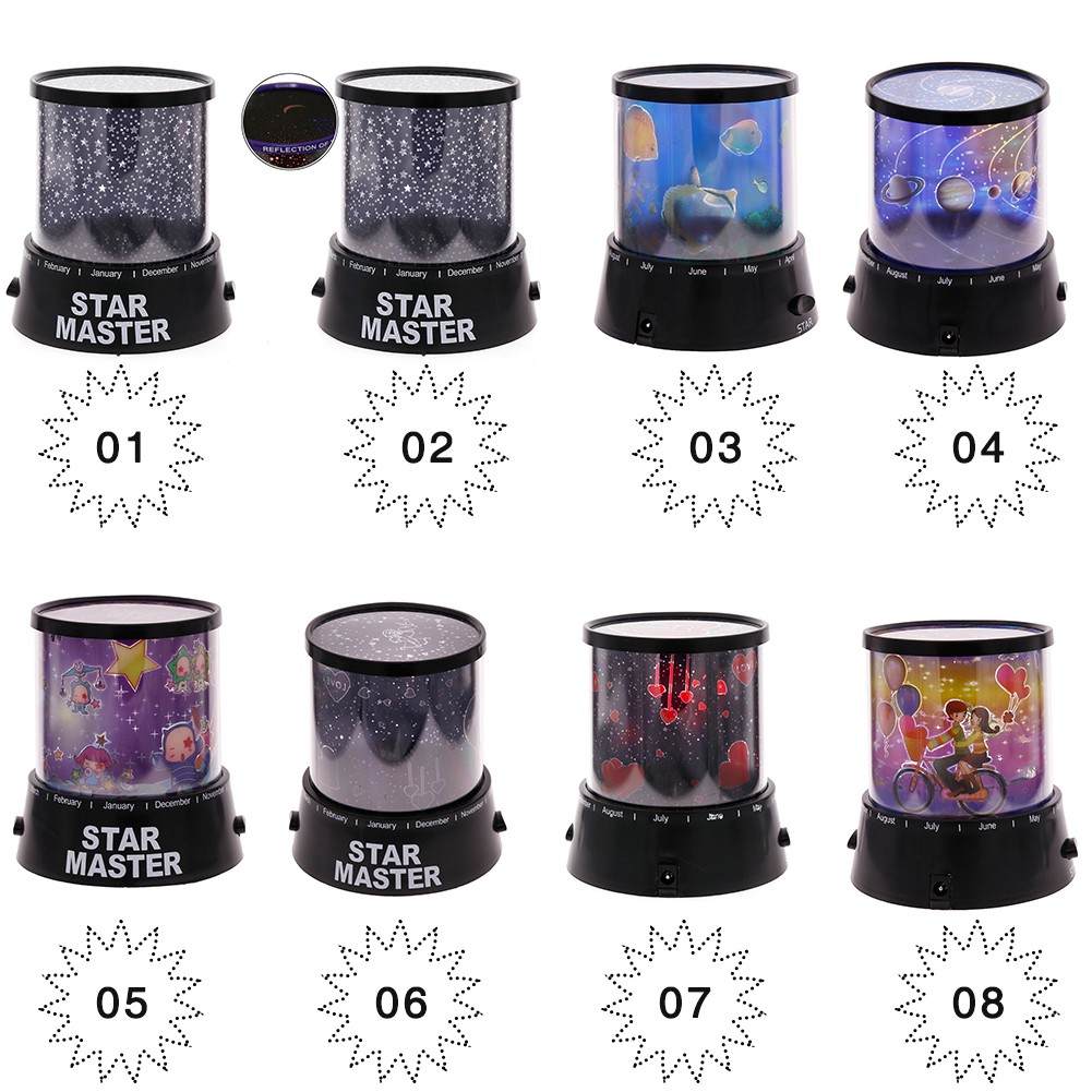 Đèn LED chiếu bầu trời đầy sao