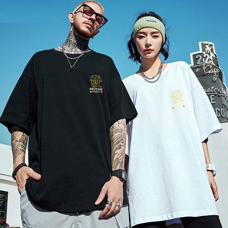 Áo Thun Nam Tay Ngắn Cổ Tròn Màu Xanh Dương Size M-8XL