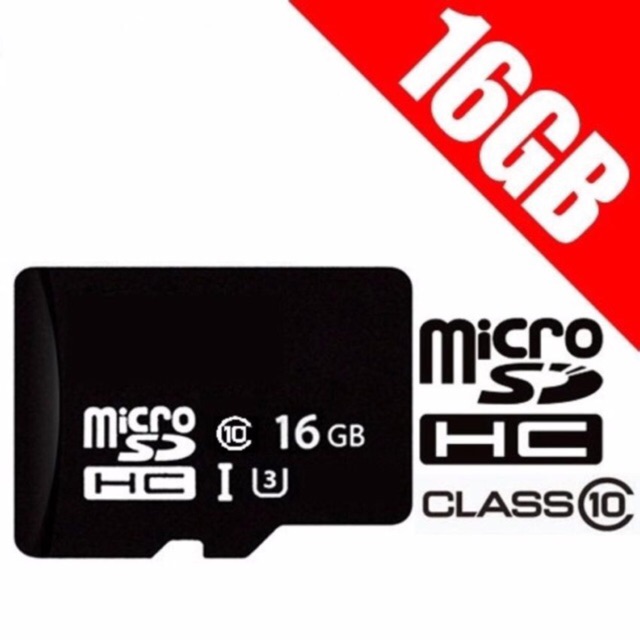 Thẻ Nhớ MicroSDHC 16GB C10 U1/U3 - BH 12 Tháng