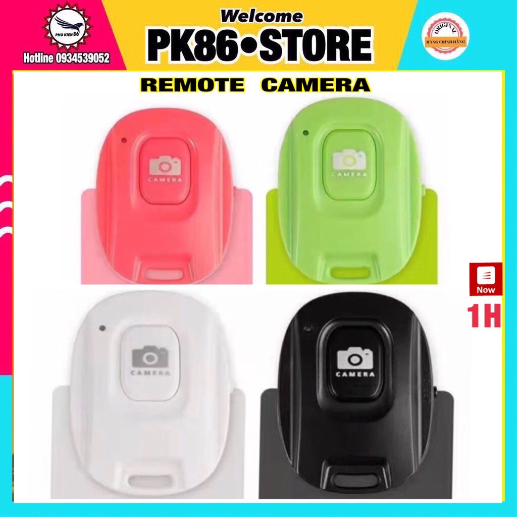 Remote chụp hình selfie, điều khiển camera từ xa qua kết nối bluetooth AB Shutter phi thuyền RM124