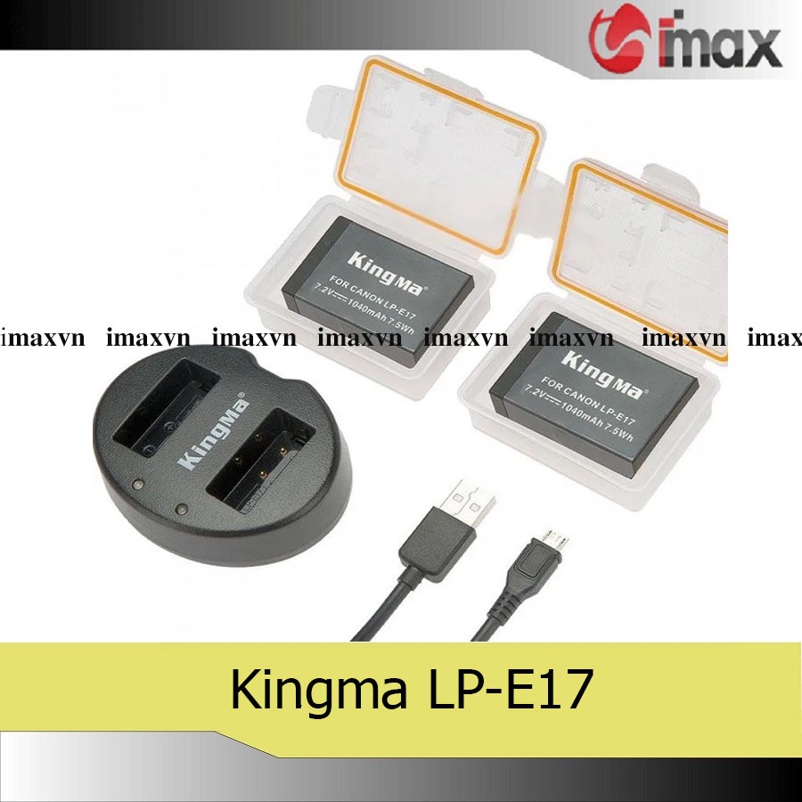 Pin sạc máy ảnh Kingma cho Canon LP-E17